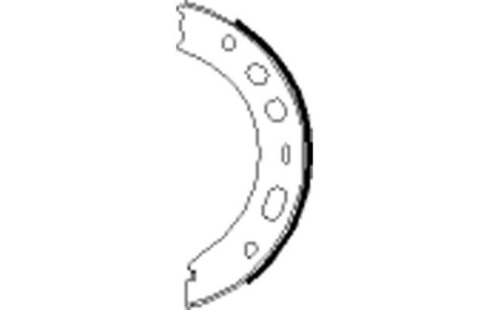 Bromsbackar, sats, parkeringsbroms, bild 2