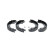 Bromsbackar, sats, parkeringsbroms, miniatyr 4