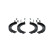 Bromsbackar, sats, parkeringsbroms, miniatyr 4