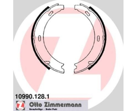 Bromsbackar, sats, parkeringsbroms, bild 2