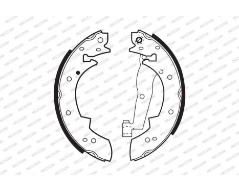 Bromsbackar, sats PREMIER FSB173 Ferodo, bild 3