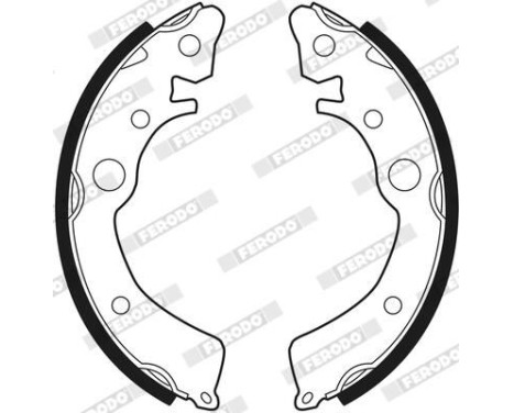 Bromsbackar, sats PREMIER FSB204 Ferodo, bild 3