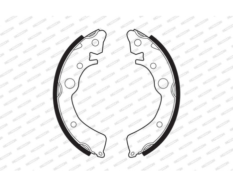 Bromsbackar, sats PREMIER FSB204 Ferodo, bild 2