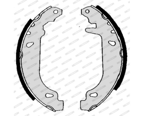 Bromsbackar, sats PREMIER FSB243 Ferodo, bild 2