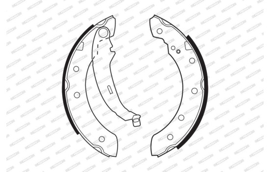 Bromsbackar, sats PREMIER FSB519 Ferodo, bild 2