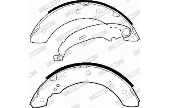 Bromsbackar, sats PREMIER FSB519 Ferodo, bild 4