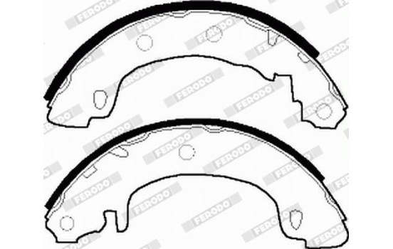 Bromsbackar, sats PREMIER FSB544 Ferodo, bild 4