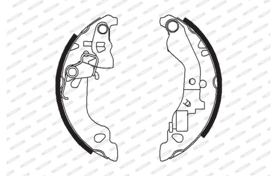 Bromsbackar, sats PREMIER FSB602 Ferodo, bild 2