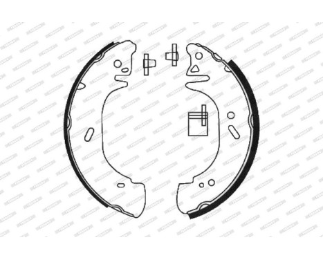 Bromsbackar, sats PREMIER FSB618 Ferodo