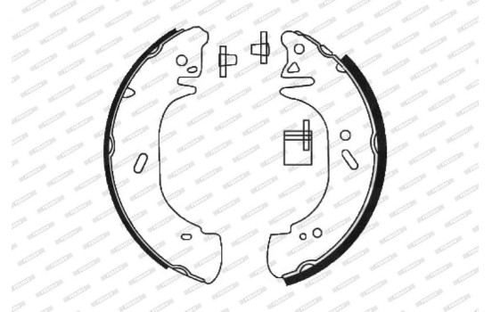 Bromsbackar, sats PREMIER FSB618 Ferodo