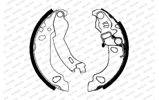 Bromsbackar, sats PREMIER FSB655 Ferodo, bild 2