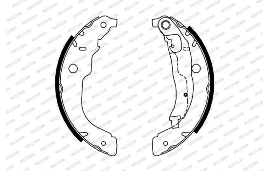 Bromsbackar, sats PREMIER FSB694 Ferodo, bild 2