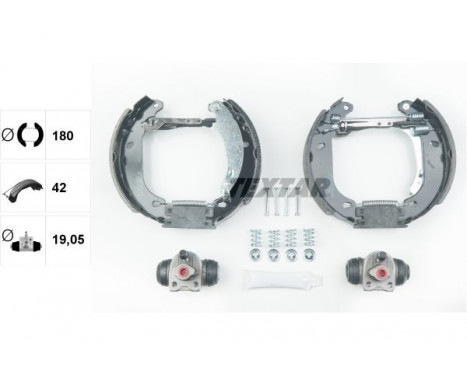 Bromsbackar, sats Shoe Kit Pro