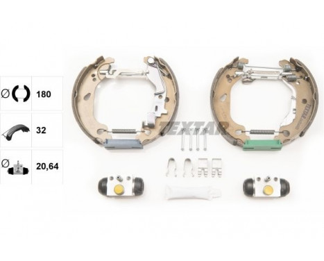 Bromsbackar, sats Shoe Kit Pro