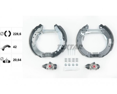 Bromsbackar, sats Shoe Kit Pro