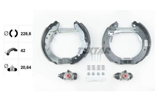 Bromsbackar, sats Shoe Kit Pro