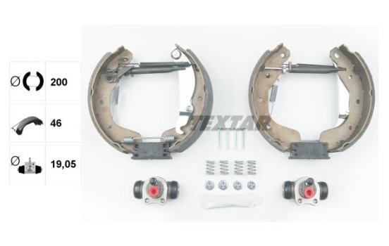 Bromsbackar, sats Shoe Kit Pro