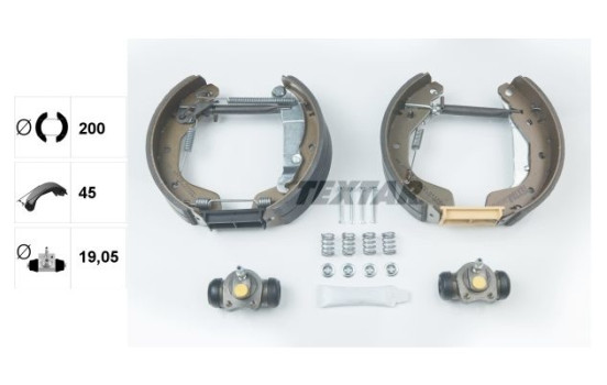 Bromsbackar, sats Shoe Kit Pro