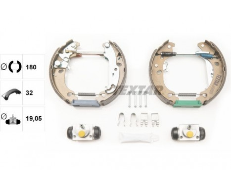 Bromsbackar, sats Shoe Kit Pro