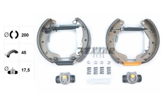 Bromsbackar, sats Shoe Kit Pro