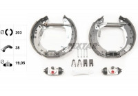 Bromsbackar, sats Shoe Kit Pro
