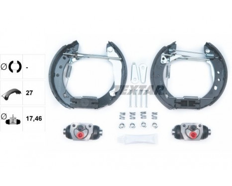 Bromsbackar, sats Shoe Kit Pro