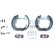 Bromsbackar, sats Shoe Kit Pro