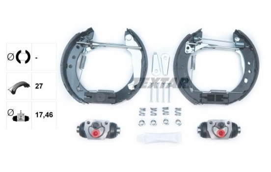 Bromsbackar, sats Shoe Kit Pro