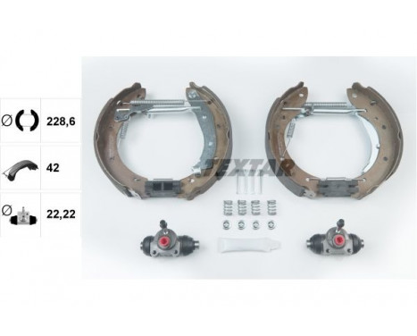 Bromsbackar, sats Shoe Kit Pro