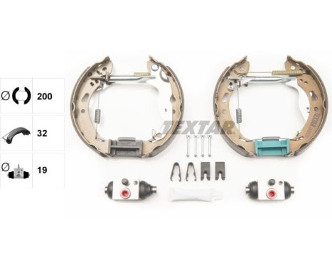 Bromsbackar, sats Shoe Kit Pro