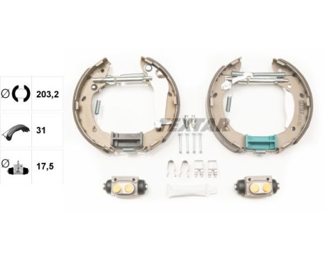 Bromsbackar, sats Shoe Kit Pro