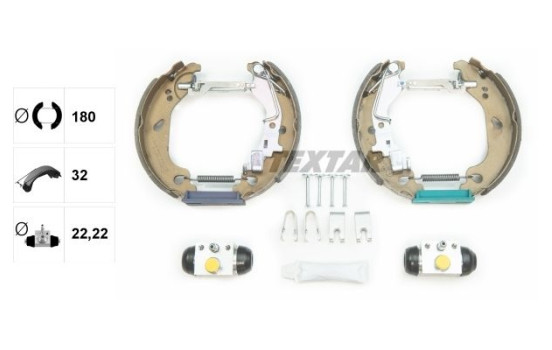 Bromsbackar, sats Shoe Kit Pro