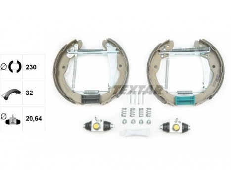 Bromsbackar, sats Shoe Kit Pro
