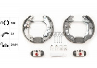 Bromsbackar, sats Shoe Kit Pro