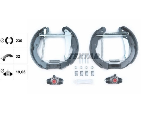 Bromsbackar, sats Shoe Kit Pro