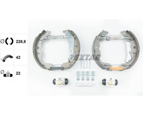 Bromsbackar, sats Shoe Kit Pro