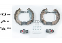 Bromsbackar, sats Shoe Kit Pro