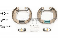 Bromsbackar, sats Shoe Kit Pro