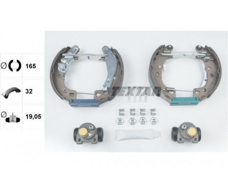 Bromsbackar, sats Shoe Kit Pro