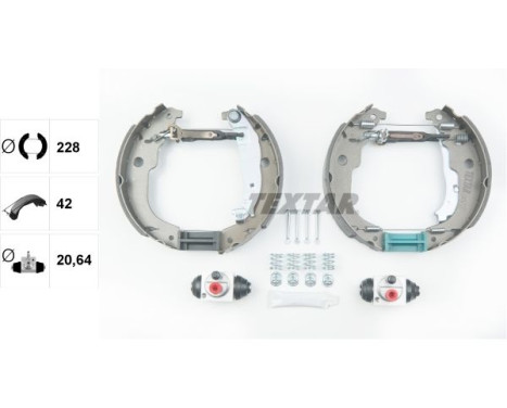 Bromsbackar, sats Shoe Kit Pro