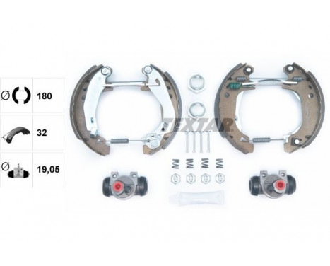 Bromsbackar, sats Shoe Kit Pro