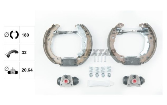 Bromsbackar, sats Shoe Kit Pro