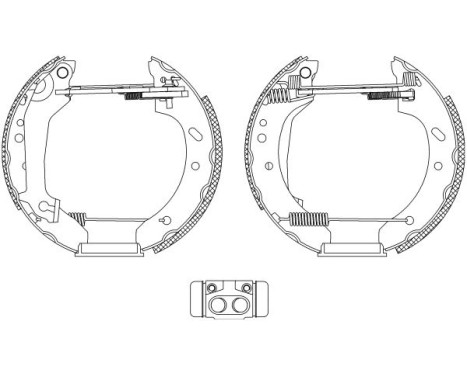 Bromsbackar, sats Shoe Kit Pro, bild 2