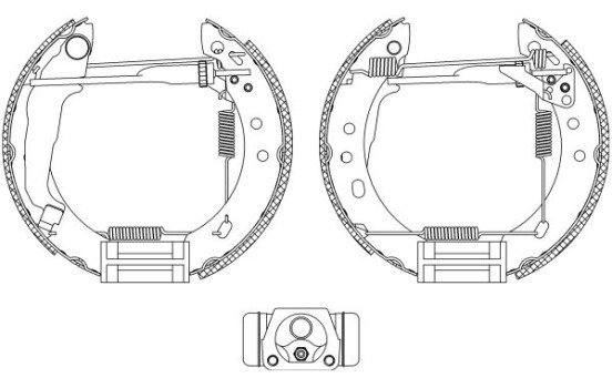 Bromsbackar, sats Shoe Kit Pro, bild 2