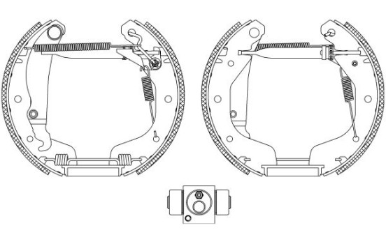 Bromsbackar, sats Shoe Kit Pro, bild 2
