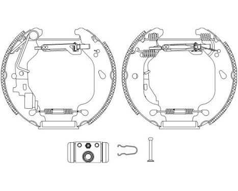 Bromsbackar, sats Shoe Kit Pro, bild 2