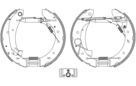 Bromsbackar, sats Shoe Kit Pro, bild 2