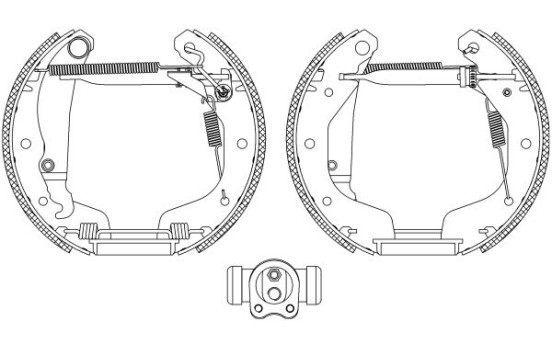 Bromsbackar, sats Shoe Kit Pro, bild 2