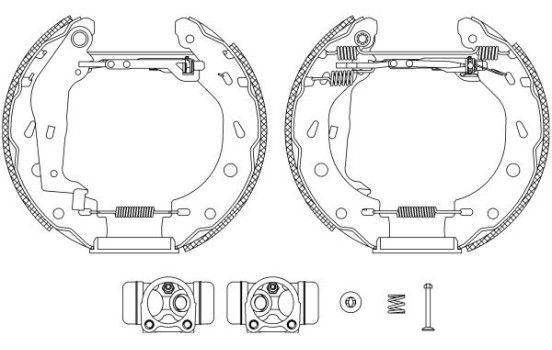 Bromsbackar, sats Shoe Kit Pro, bild 2