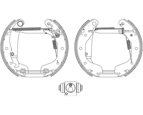 Bromsbackar, sats Shoe Kit Pro, bild 2